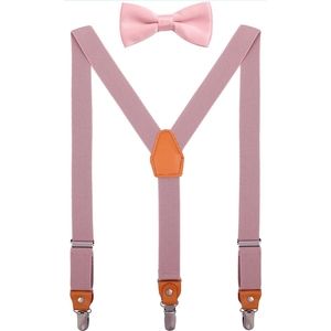 New DEOBOX -Adjustable suspenders and bow tie.